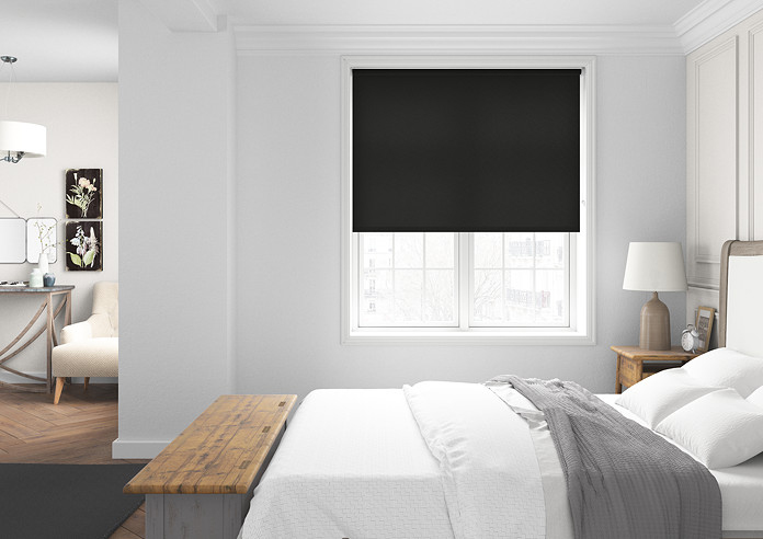 Bari SPC, Noir - Twist&Fit Roller Blind - Image 8